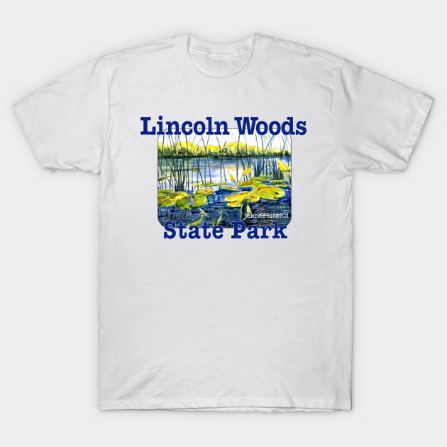 Lincoln Woods State Park, Rhode Island T-Shirt by MMcBuck